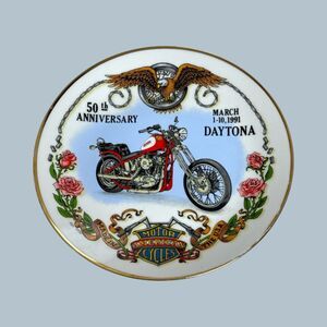 1991 Daytona Bike Week Plate Harley 50th Paughco 1986 883 Sportster